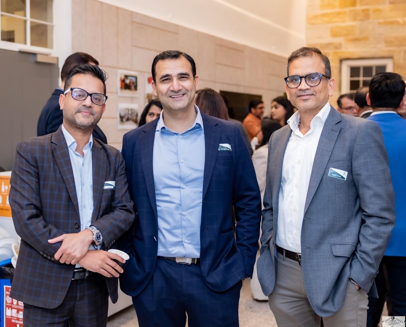 Networking at the Artha Business Roundtable with the High Commissioner of India, Mr Nagesh Singh.