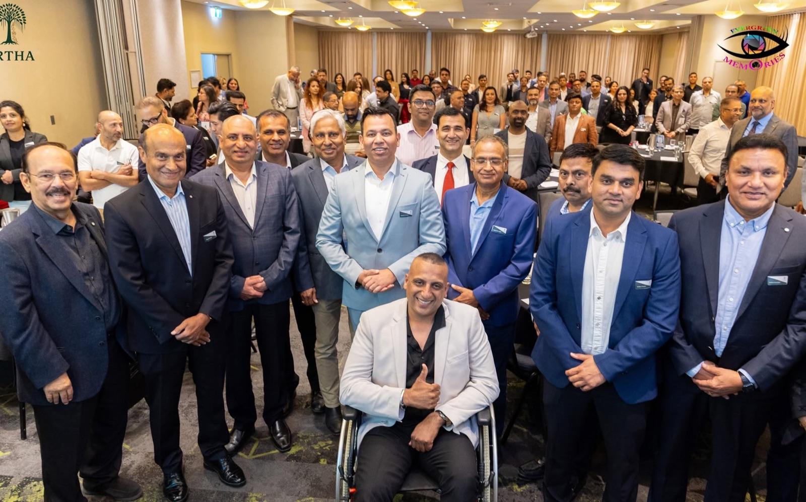 Artha members and guests together for a group photo at the Soft Launch Event.
